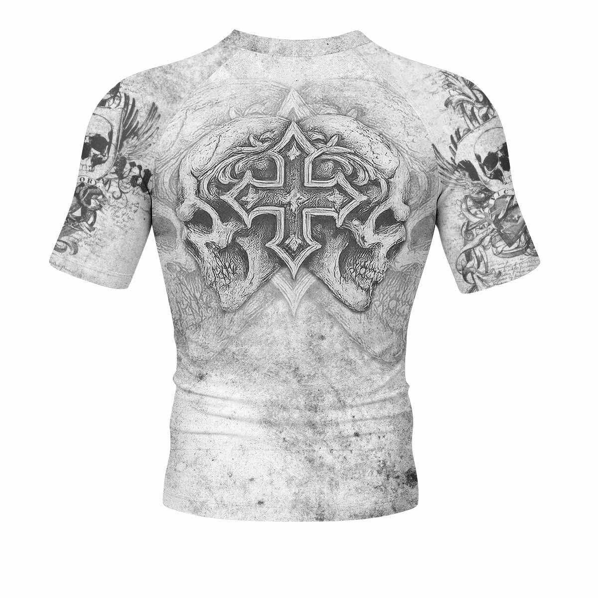 Afflicted Cross Rash Guard