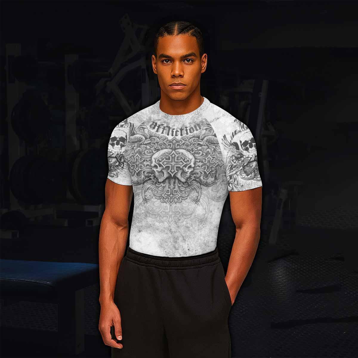 Afflicted Cross Rash Guard