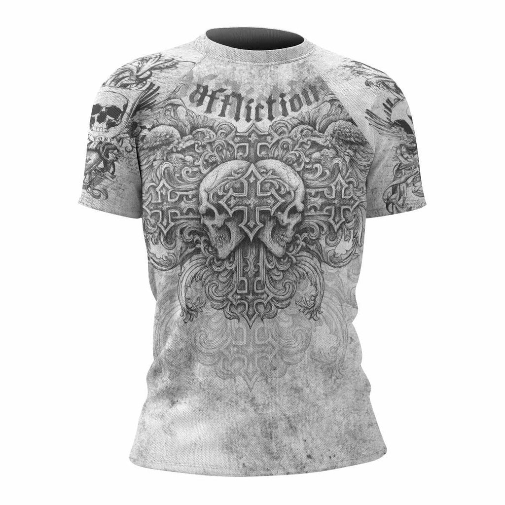 Afflicted Cross Rash Guard