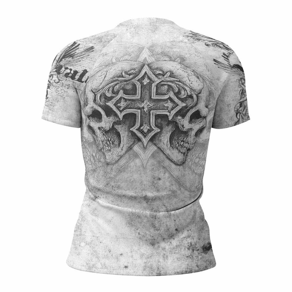 Afflicted Cross Rash Guard