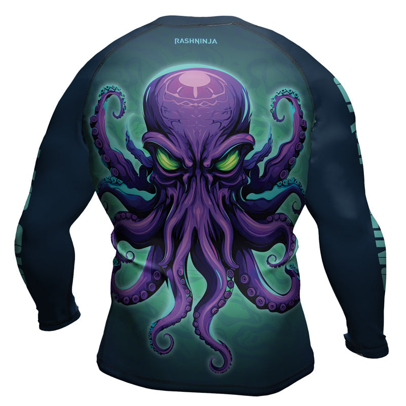 Rashninja Octopus Overlord Men's Long Sleeve Rash Guard