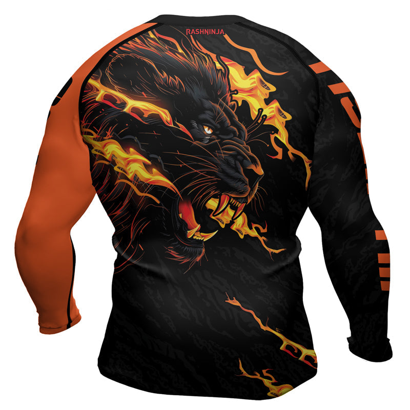 Rashninja Regal Roar Men's Long Sleeve Rash Guard