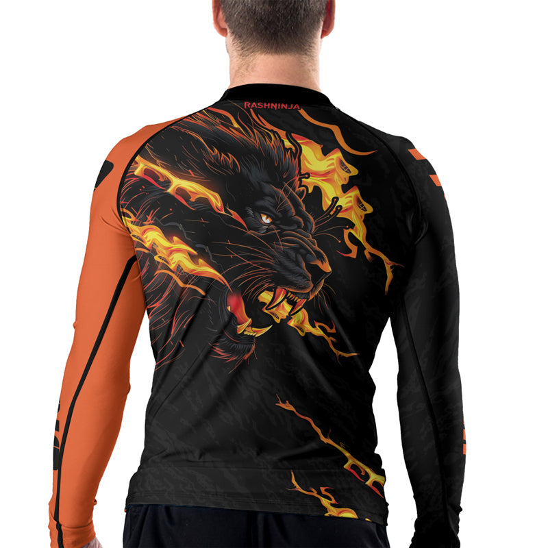 Rashninja Regal Roar Men's Long Sleeve Rash Guard