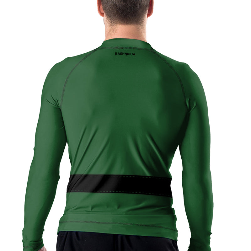 Rashninja Leprechaun Suit Men's Long Sleeve Rash Guard