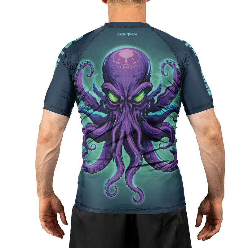 Rashninja Octopus Overlord Men's Short Sleeve Rash Guard