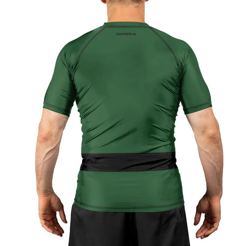 Rashninja Leprechaun Suit Men's Short Sleeve Rash Guard