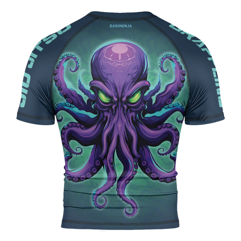 Rashninja Octopus Overlord Men's Short Sleeve Rash Guard