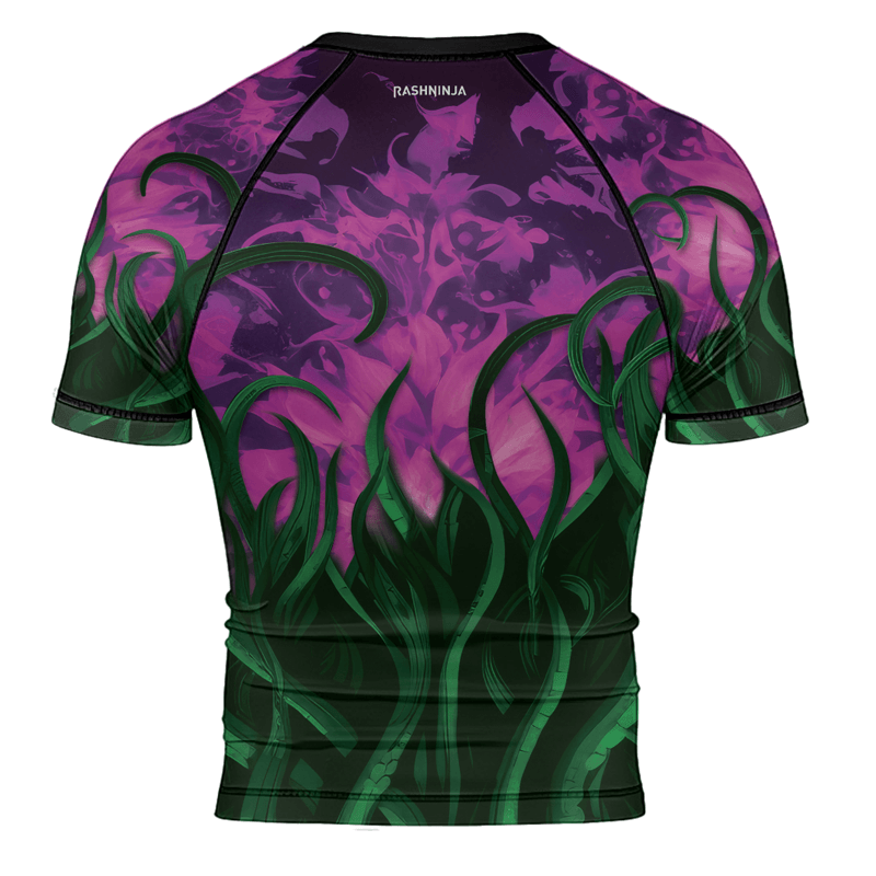 Rashninja Madness Manifest Octopus Men's Short Sleeve Rash Guard