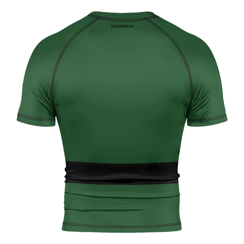 Rashninja Leprechaun Suit Men's Short Sleeve Rash Guard