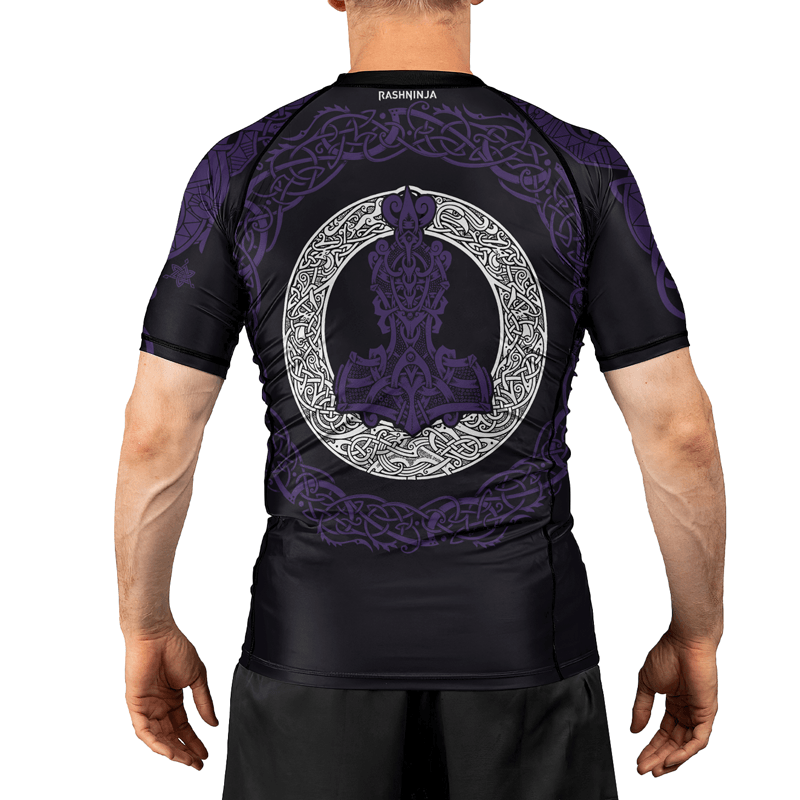 Rashninja Thor's Mighty Hammer Men's Short Sleeve Rash Guard