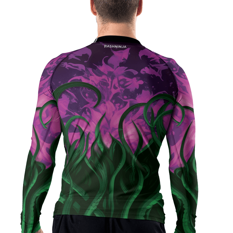 Rashninja Madness Manifest Octopus Men's Long Sleeve Rash Guard