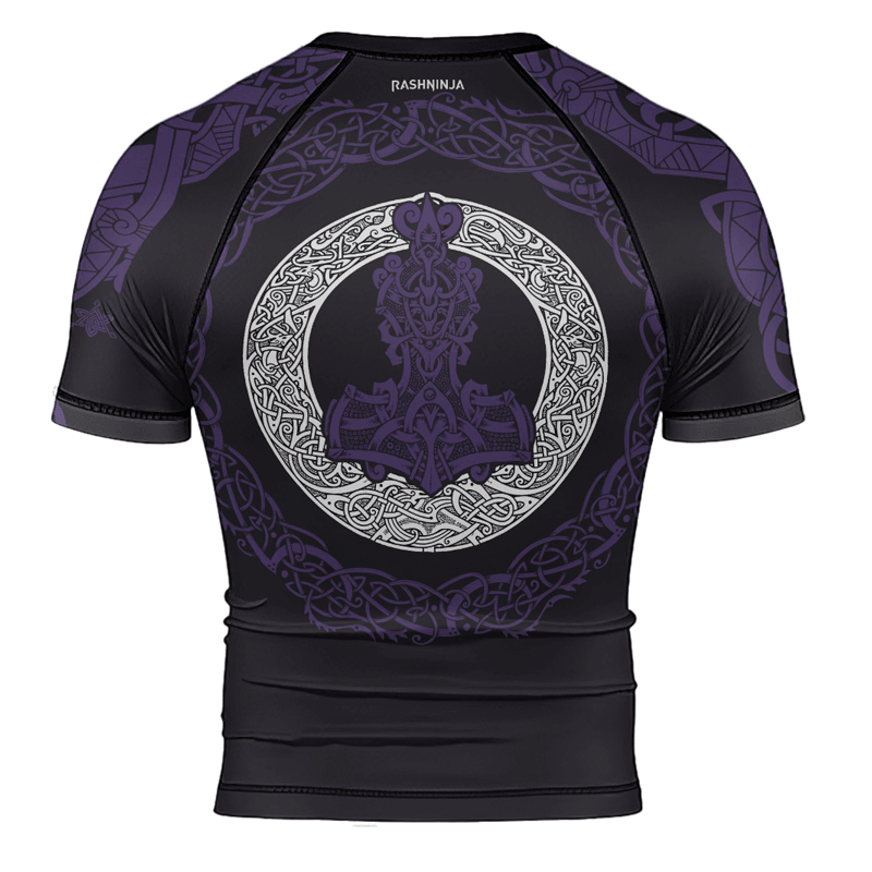Rashninja Thor's Mighty Hammer Men's Short Sleeve Rash Guard