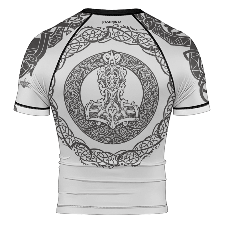 Rashninja Mjolnir's Might Men's Short Sleeve Rash Guard
