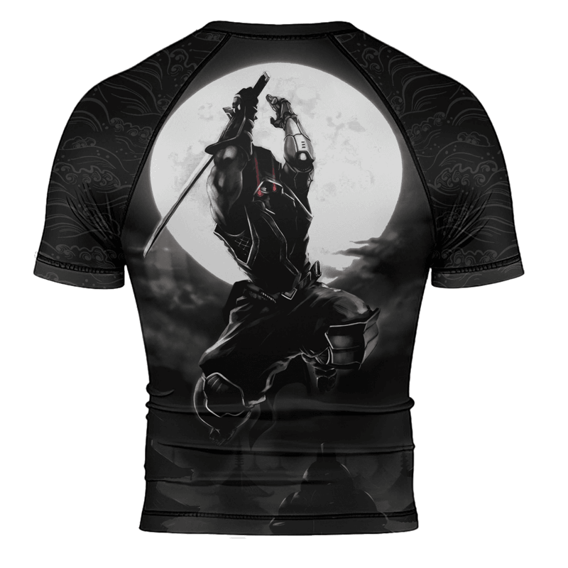 Rashninja Shadow Warriors Men's Short Sleeve Rash Guard