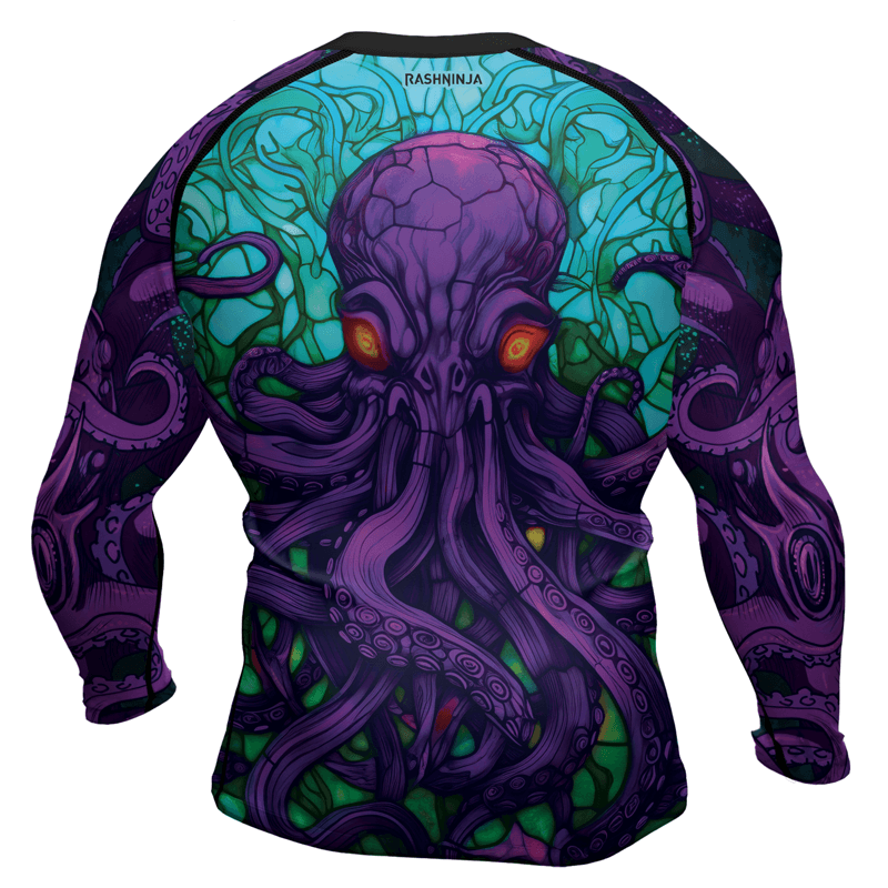 Rashninja Eldritch Entity Cthulhu Men's Long Sleeve Rash Guard