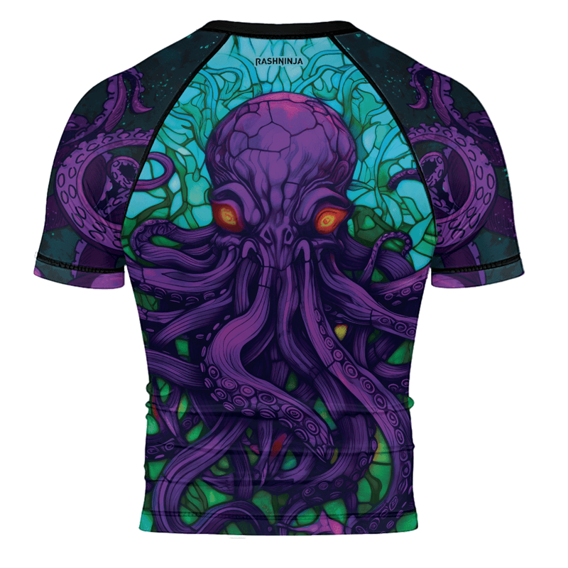 Rashninja Eldritch Entity Cthulhu Men's Short Sleeve Rash Guard