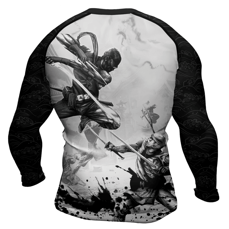 Rashninja Ninja Warfare Men's Long Sleeve Rash Guard