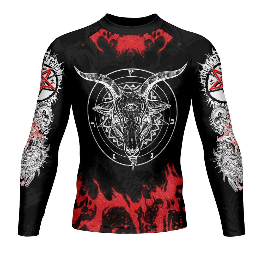 Baphomet Seal Rash Guard