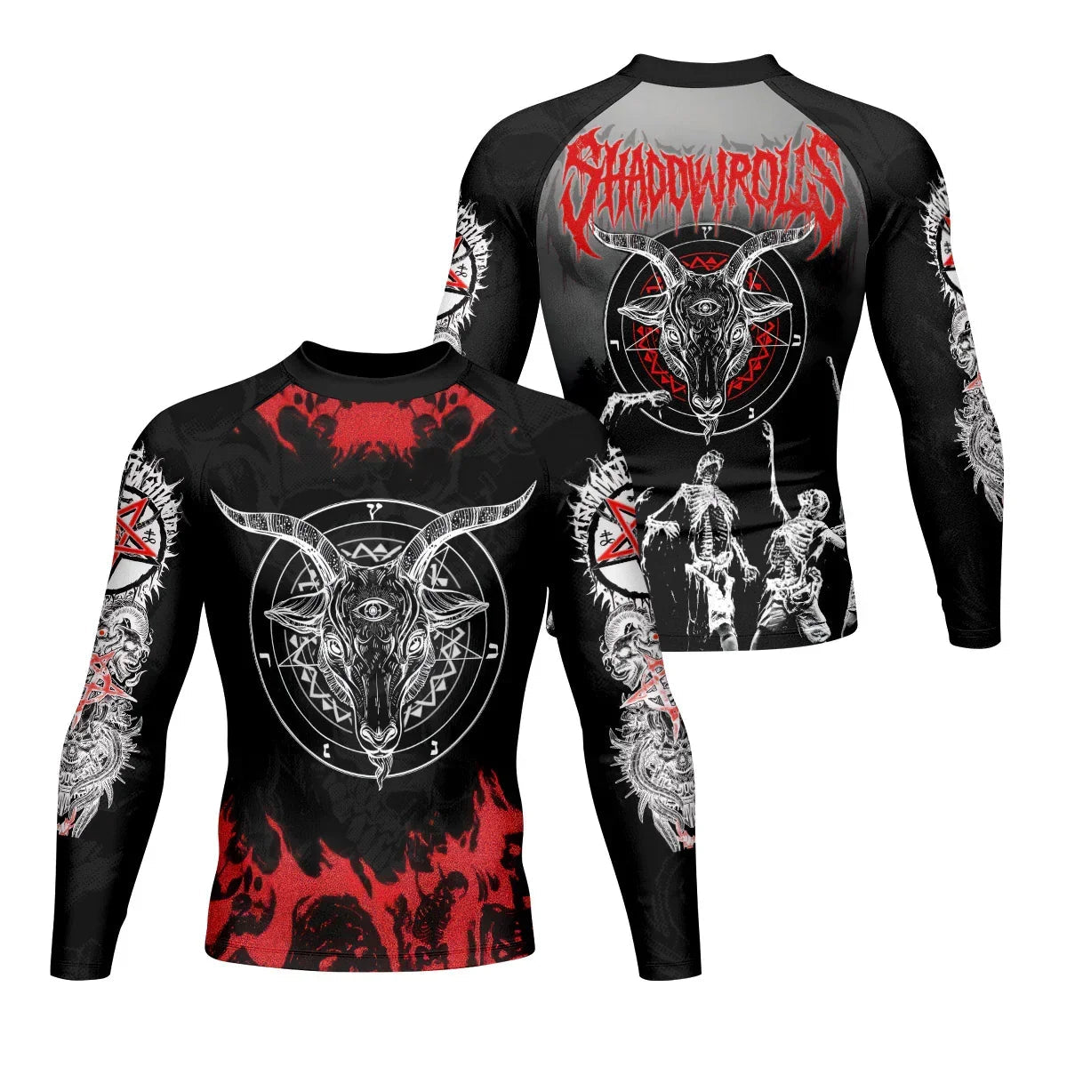 Baphomet Seal Rash Guard