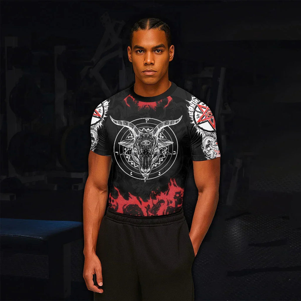 Baphomet Seal Rash Guard