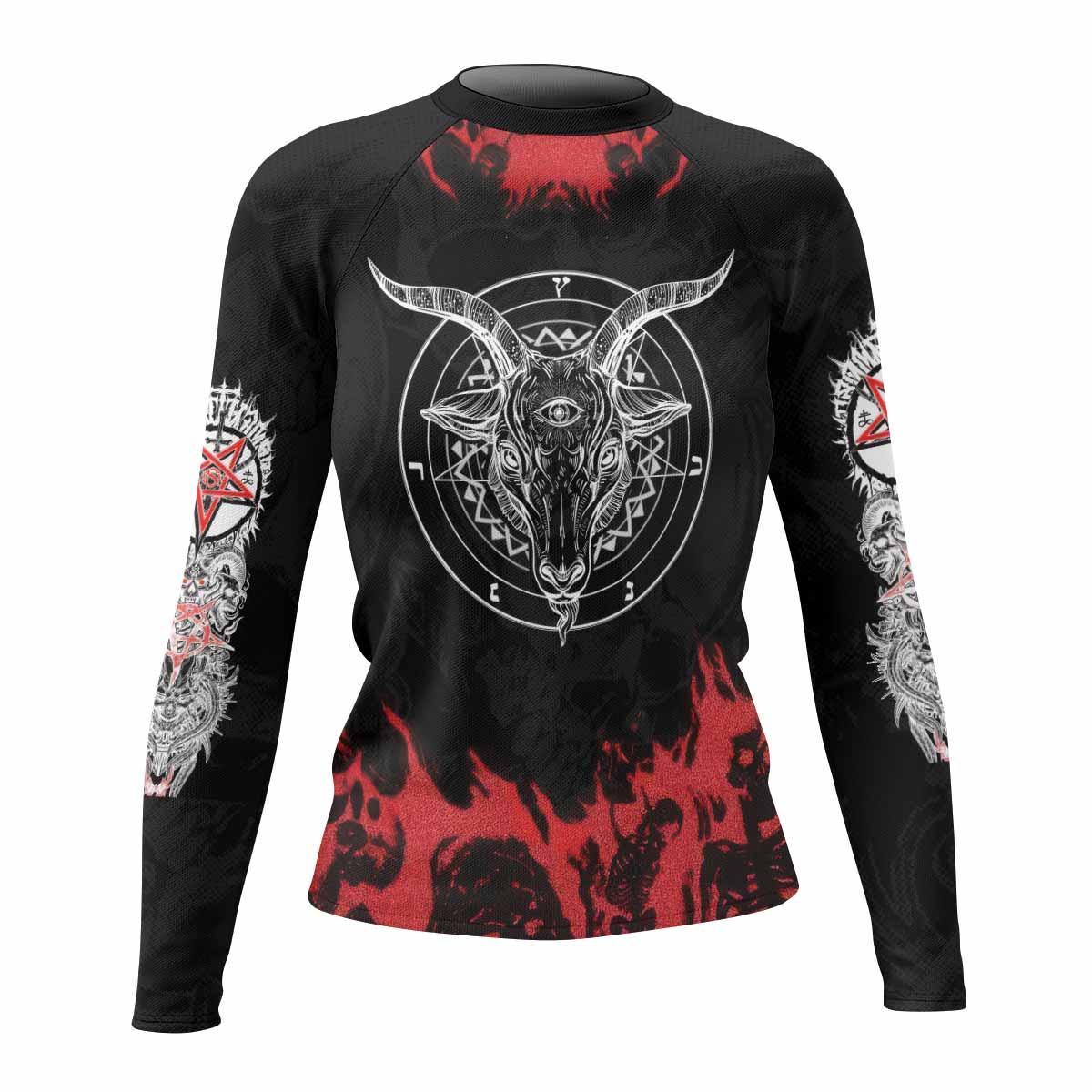 Baphomet Seal Rash Guard