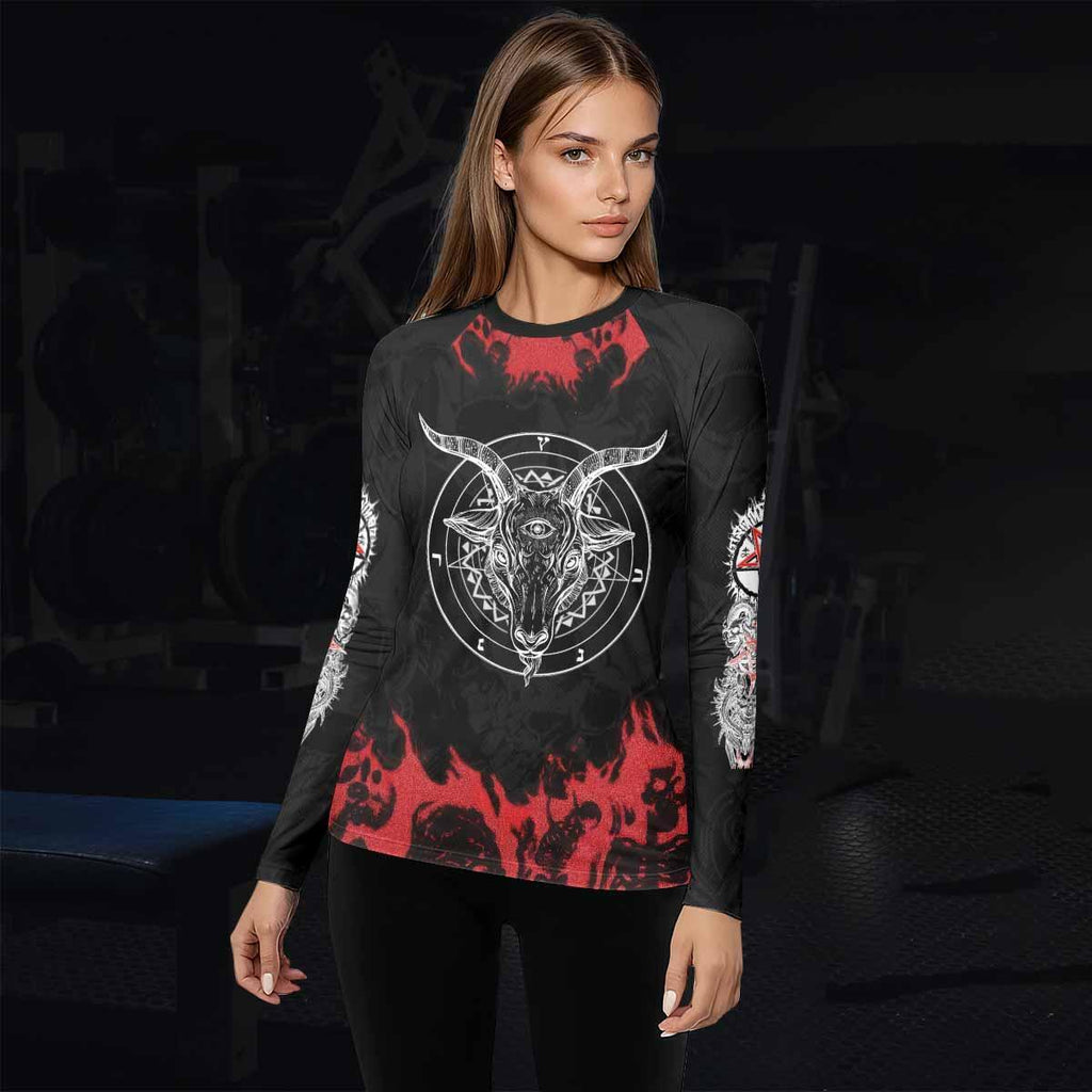 Baphomet Seal Rash Guard