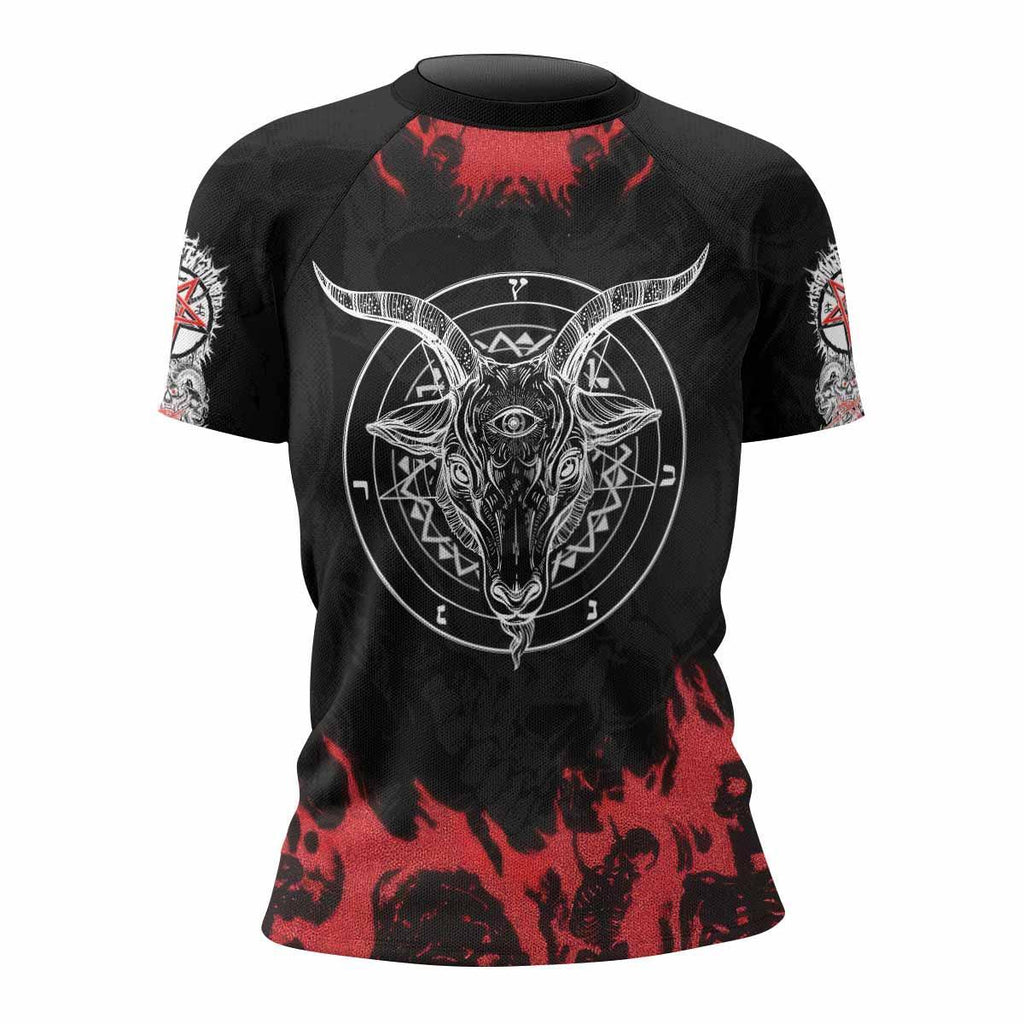 Baphomet Seal Rash Guard