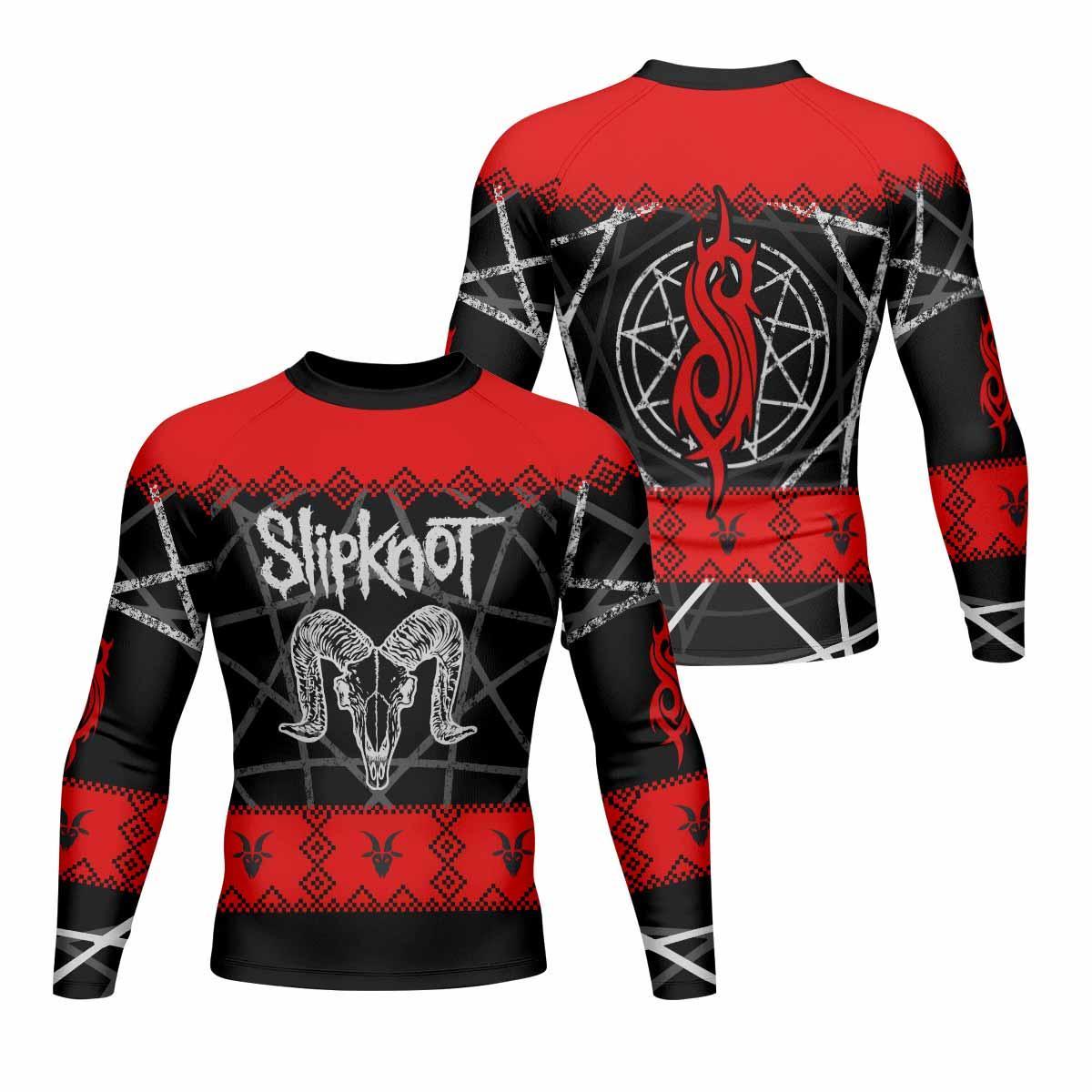 Baphomet Slipknot Rash Guard