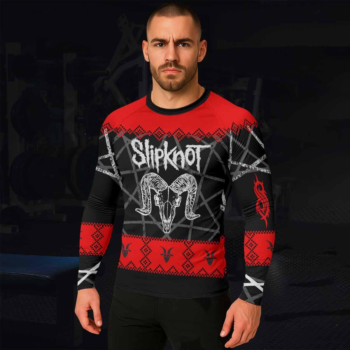 Baphomet Slipknot Rash Guard