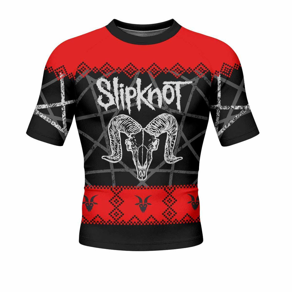 Baphomet Slipknot Rash Guard