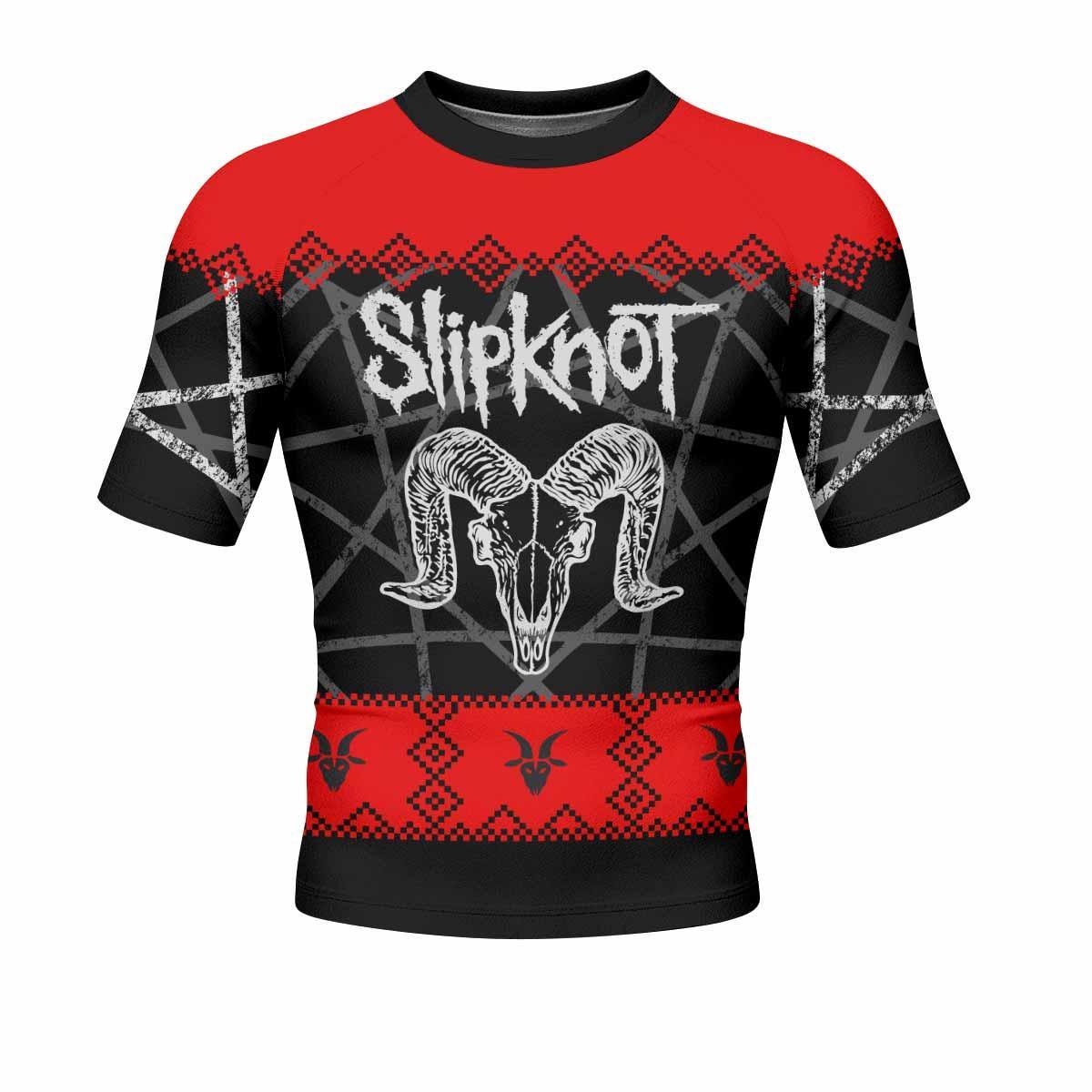 Baphomet Slipknot Rash Guard