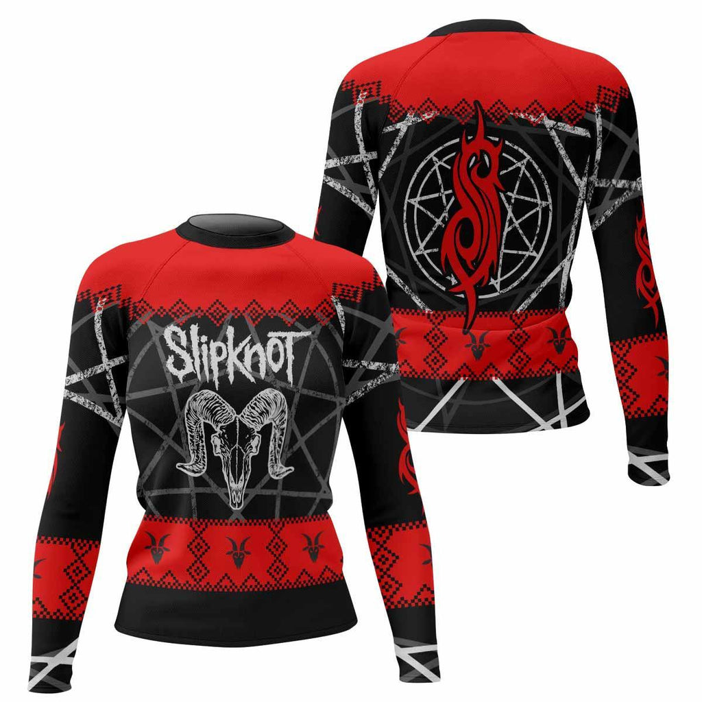 Baphomet Slipknot Rash Guard