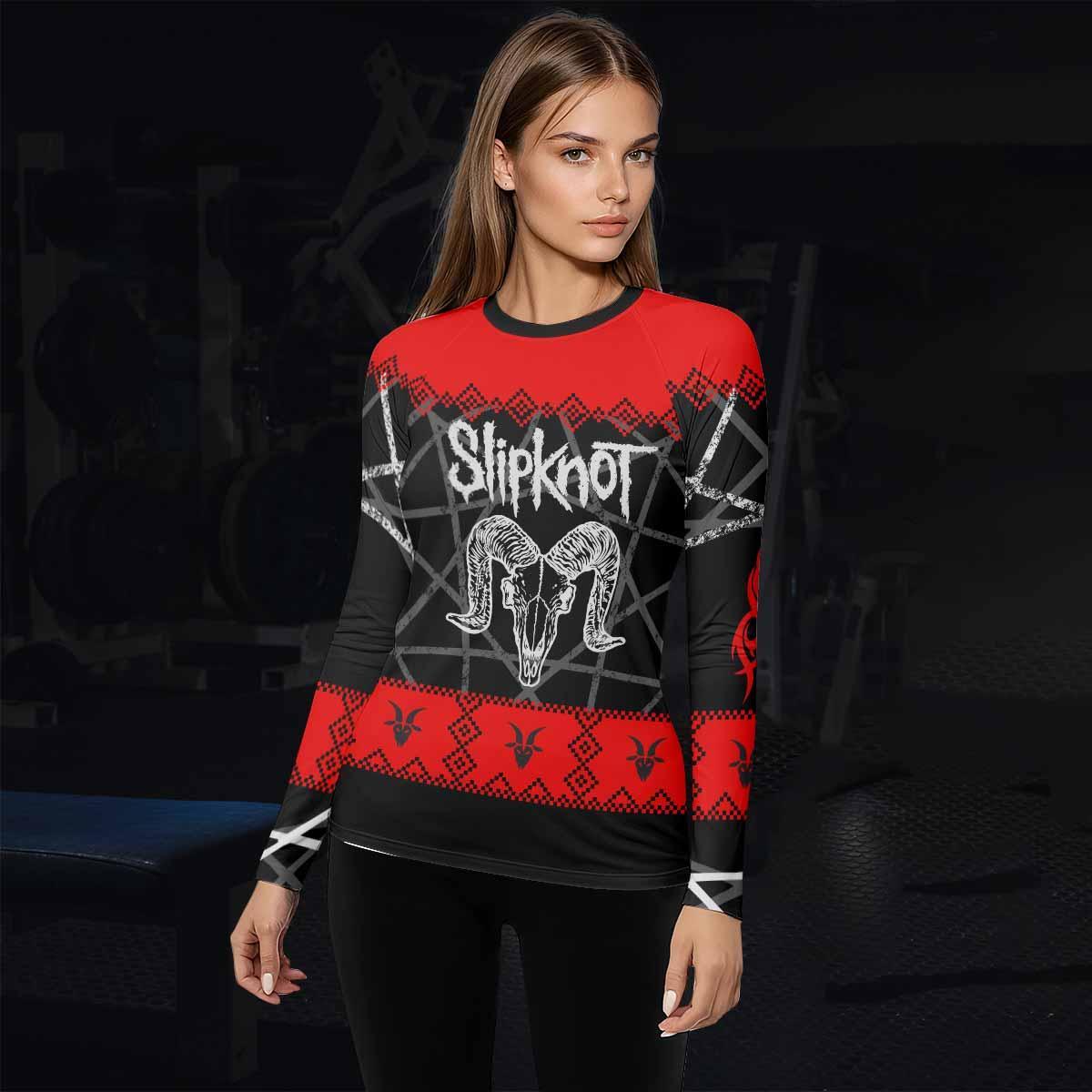 Baphomet Slipknot Rash Guard