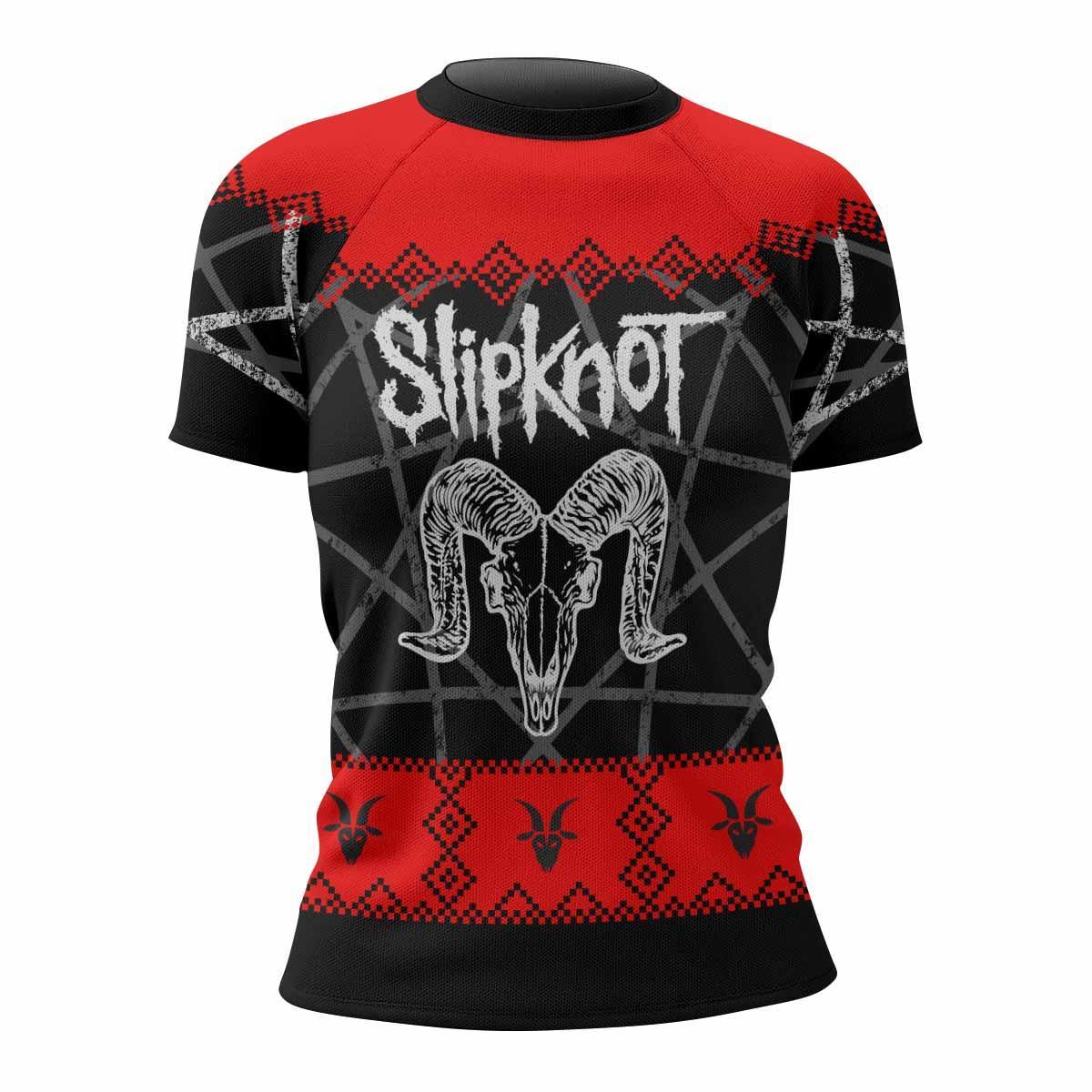 Baphomet Slipknot Rash Guard