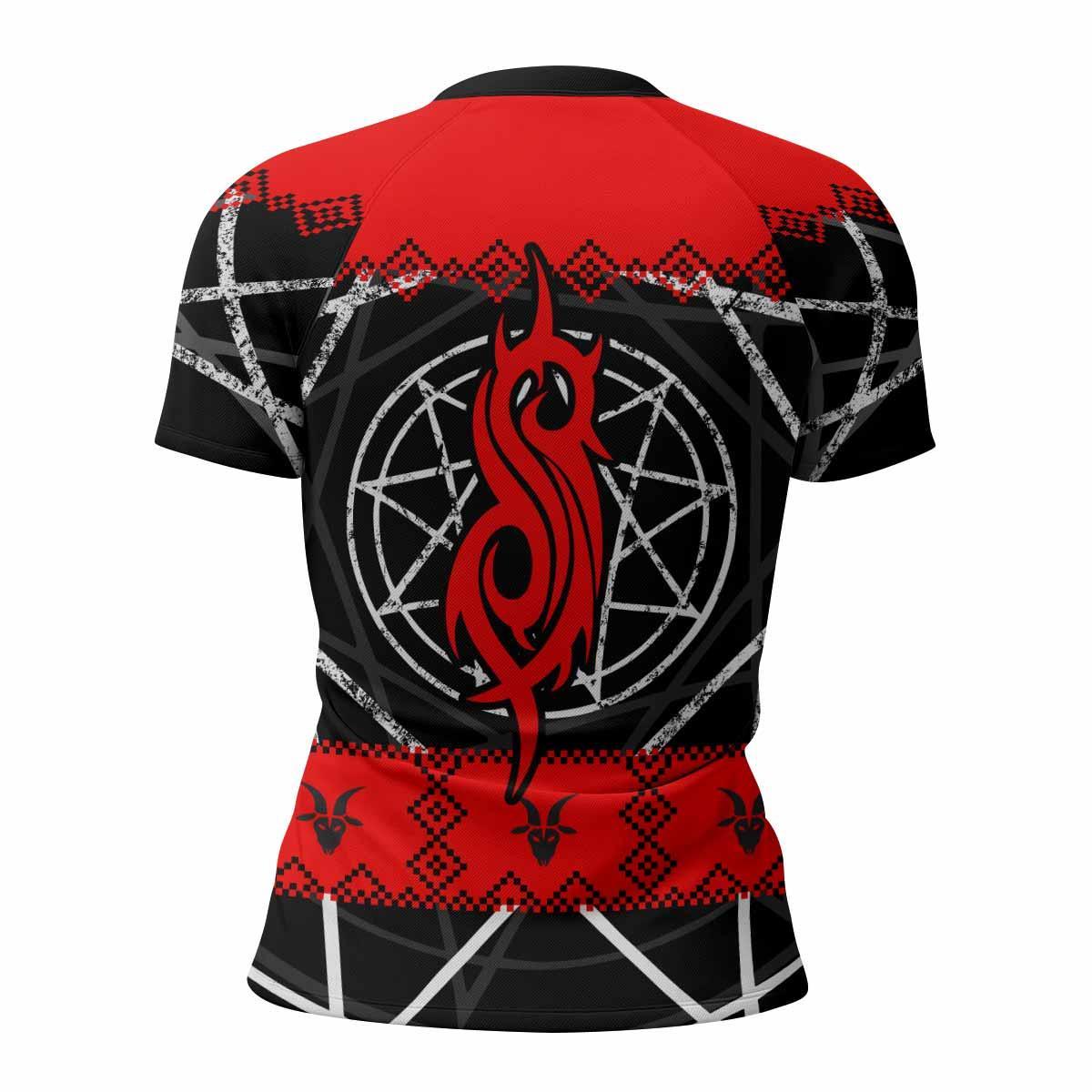 Baphomet Slipknot Rash Guard