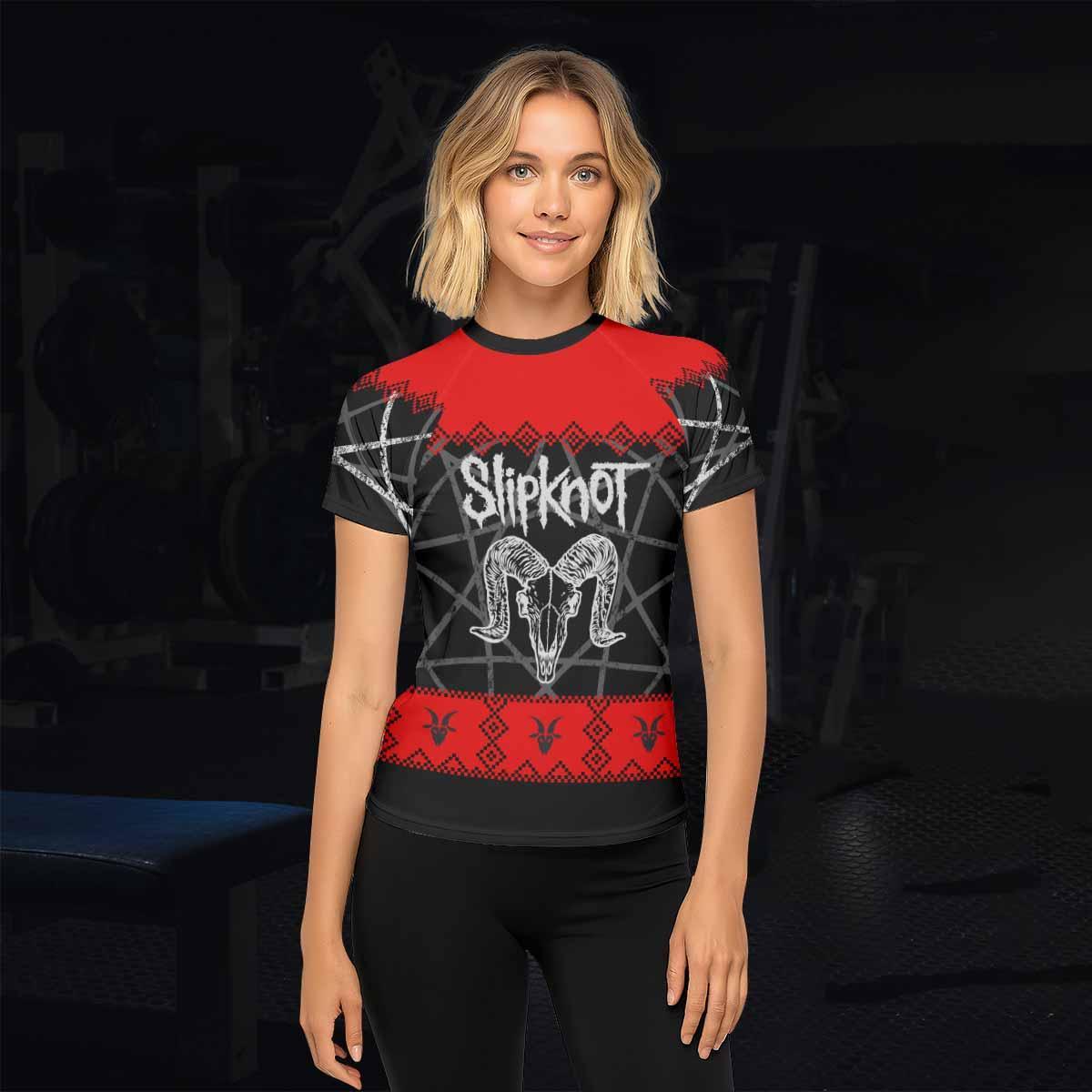 Baphomet Slipknot Rash Guard