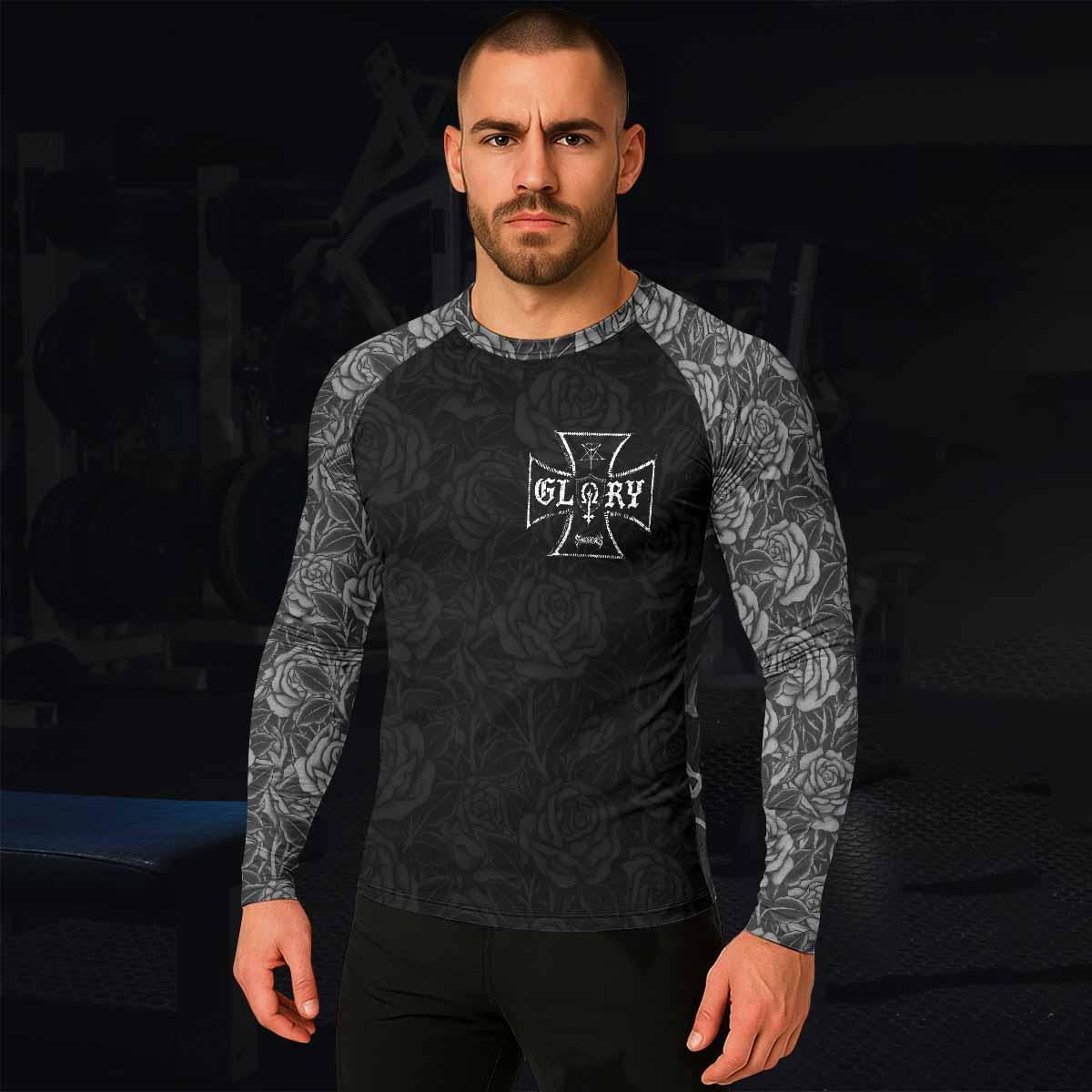 Black Rose Madonna Rash Guard