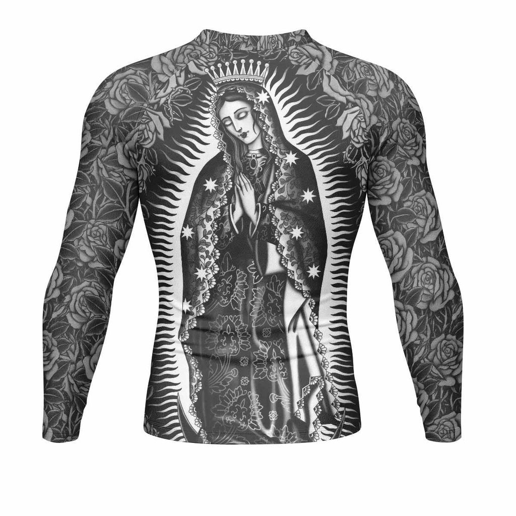Black Rose Madonna Rash Guard