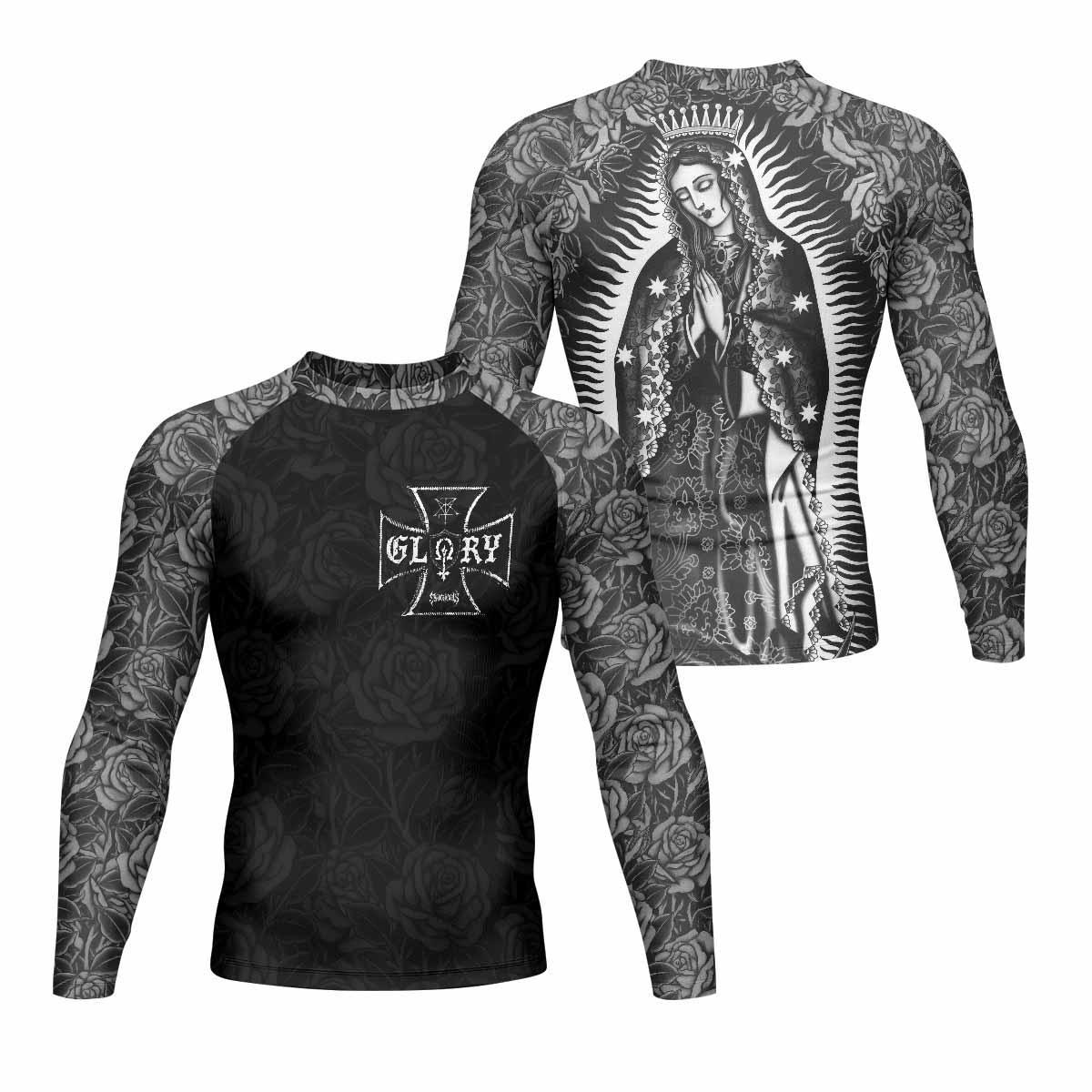 Black Rose Madonna Rash Guard