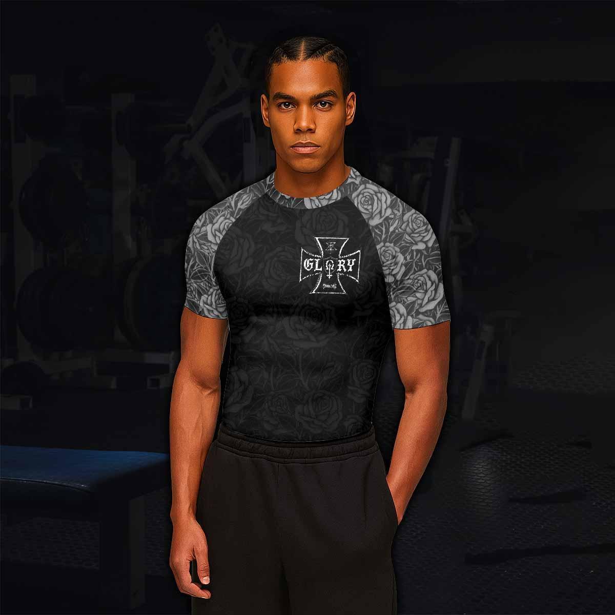 Black Rose Madonna Rash Guard