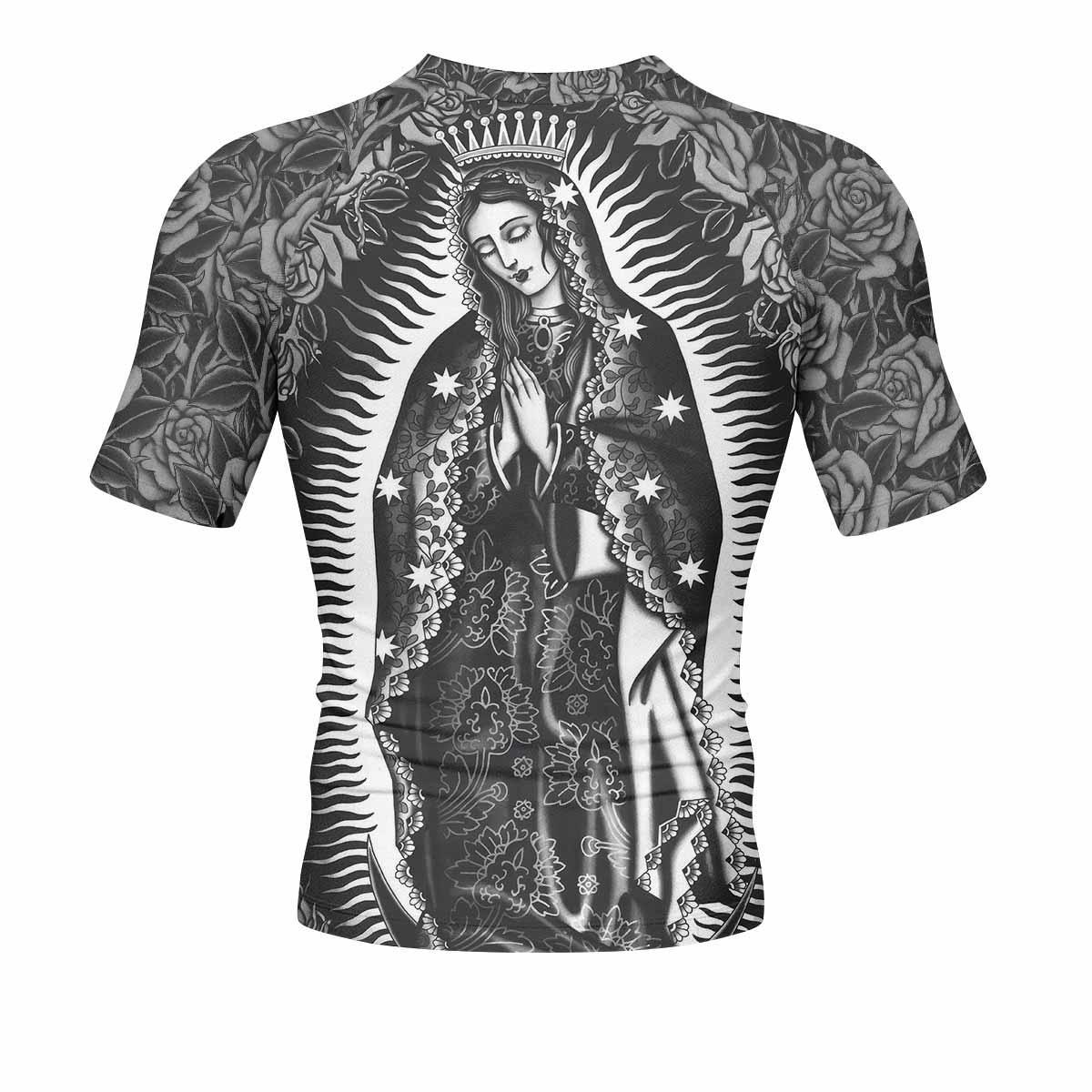 Black Rose Madonna Rash Guard