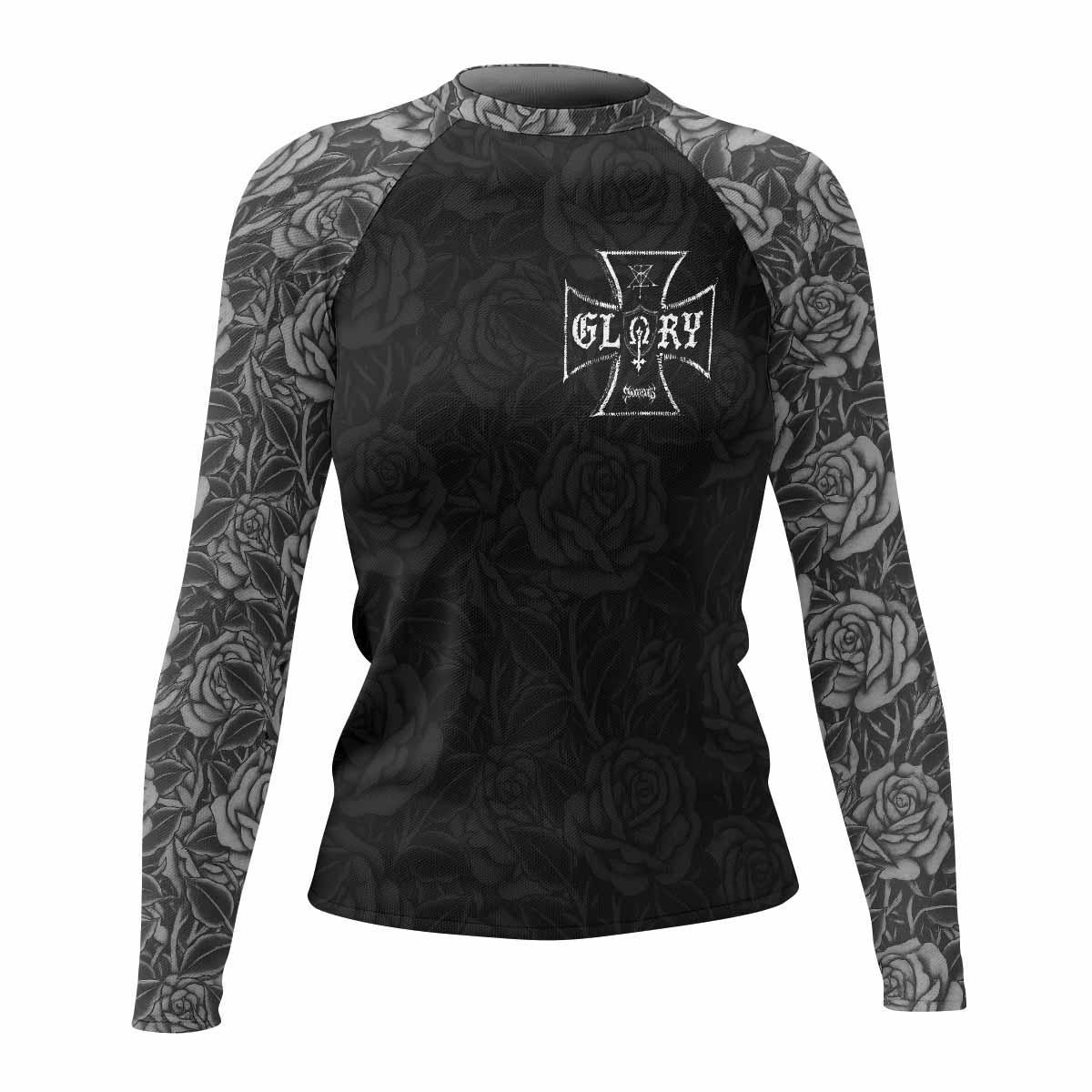 Black Rose Madonna Rash Guard
