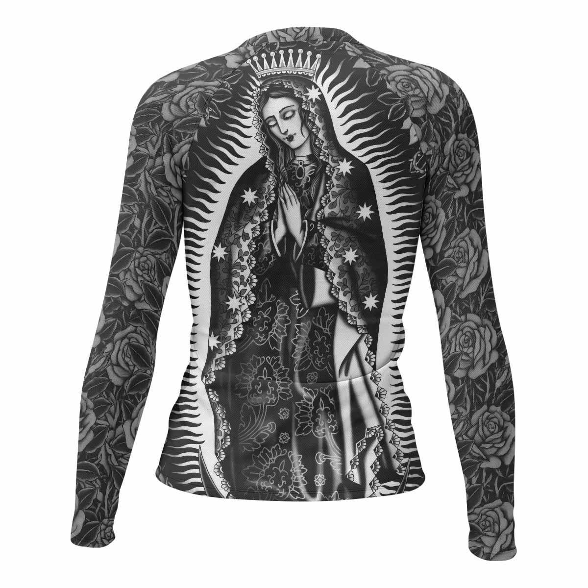 Black Rose Madonna Rash Guard