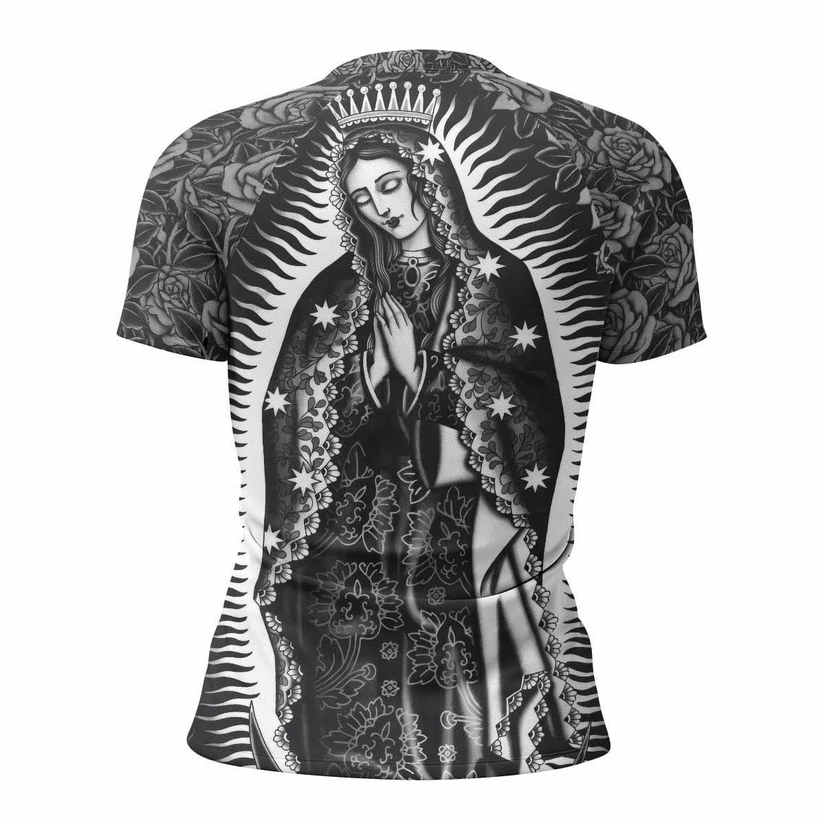 Black Rose Madonna Rash Guard