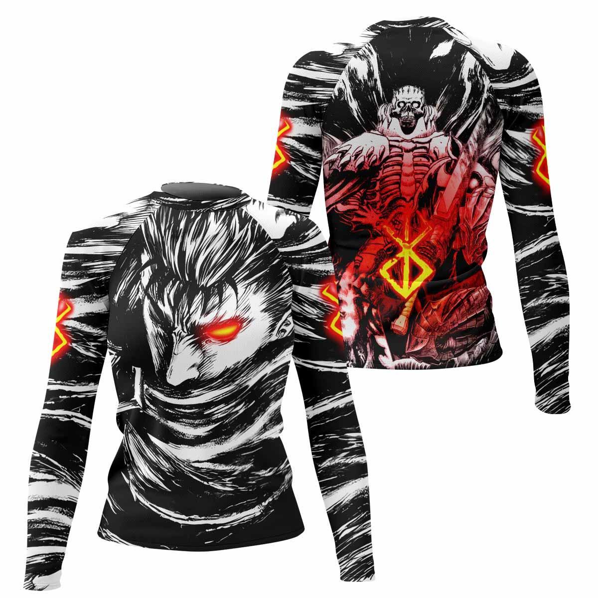 Black Swordsman Berserk Rash Guard