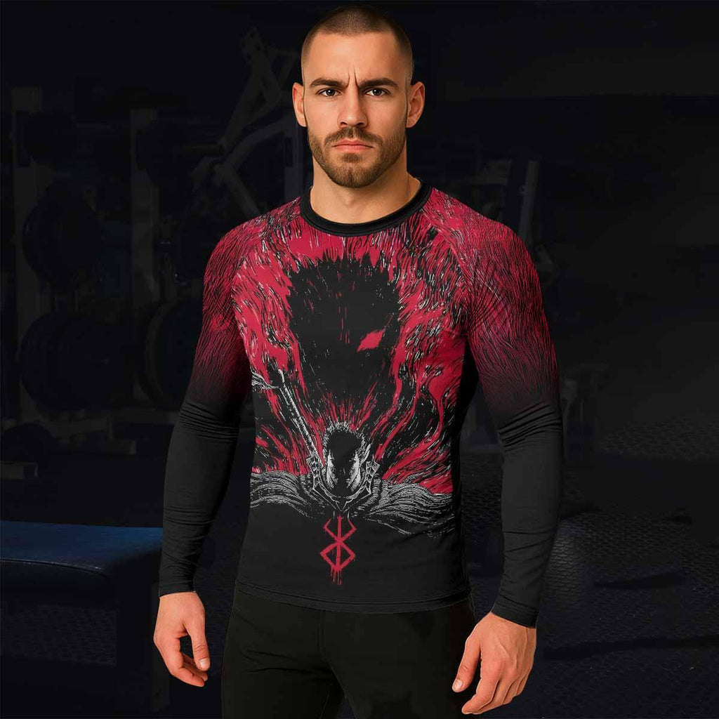 Berserk Black Swordsman Rash Guard