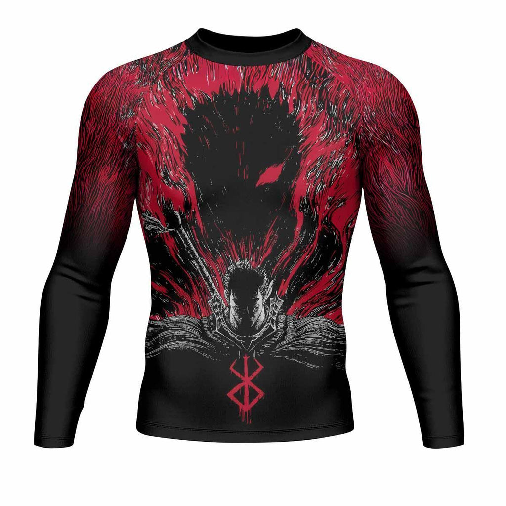Berserk Black Swordsman Rash Guard