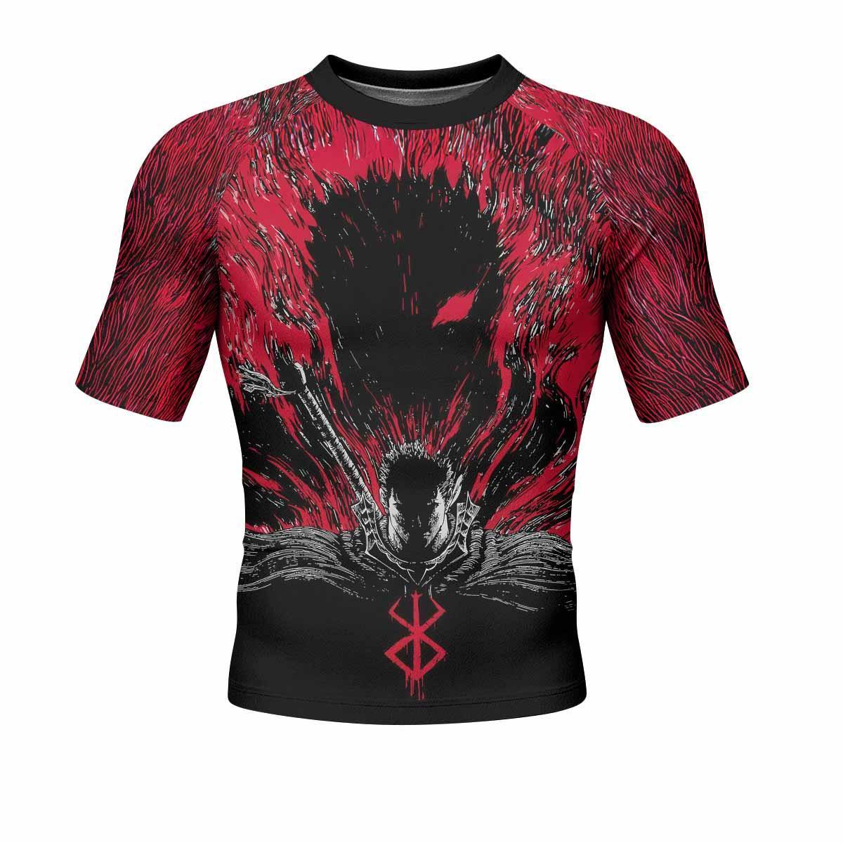 Berserk Black Swordsman Rash Guard