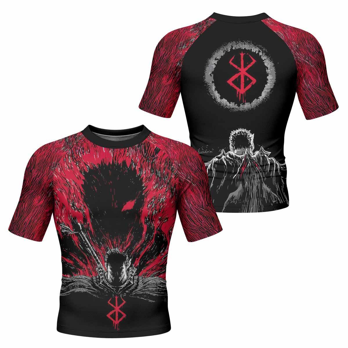 Berserk Black Swordsman Rash Guard