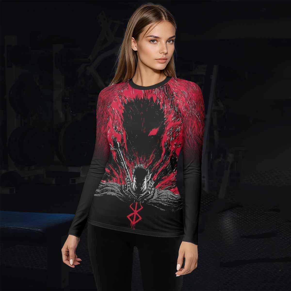 Berserk Black Swordsman Rash Guard